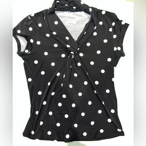 Polka dot blouse